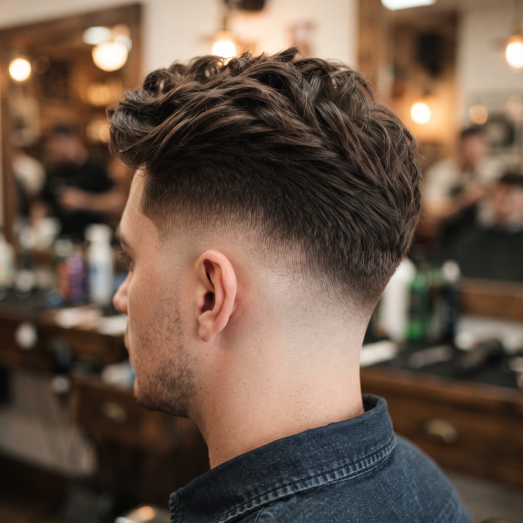 Men's fade haircut
